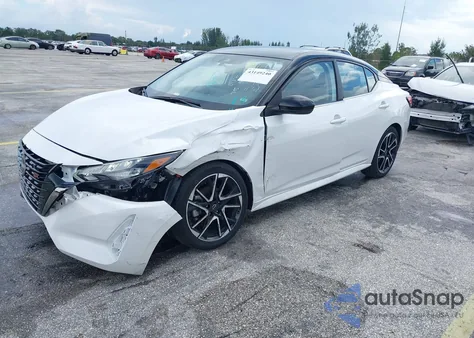 2025 Nissan Sentra Sr из США, поврежденный, VIN 3N1AB8DV1SY291476